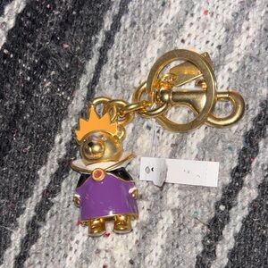 Disney X Coach Evil Queen Bear Bag Charm key ring